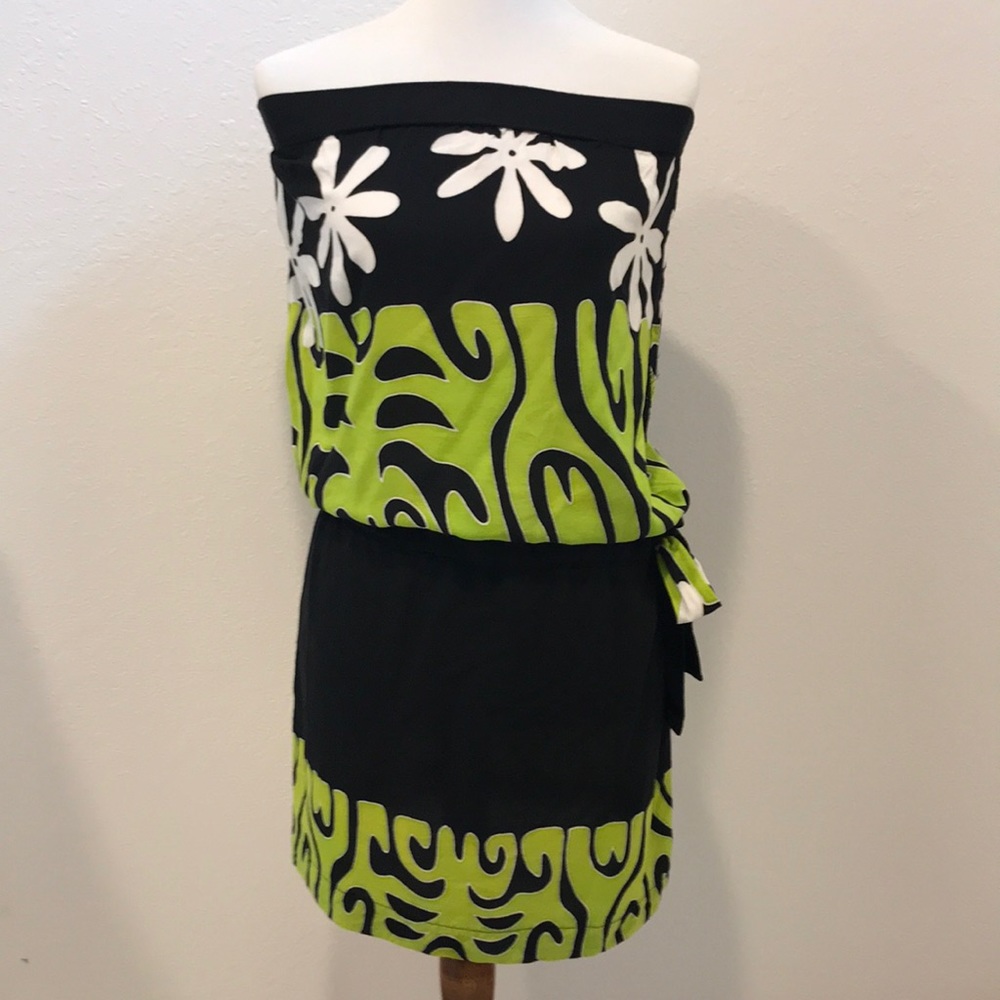 Hawaiian print, Lauwa’e women’s dress, size small